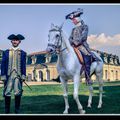 Rochefort, La Fayette le voici avec un écuyer de l'histoire (reconstitution historique)