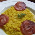 Risotto au safran et miel du maquis