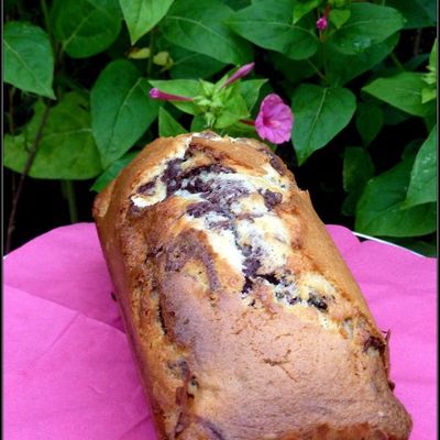 Cake marbré au chocolat
