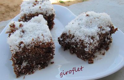 Mélany et son brownie à la noix de coco 