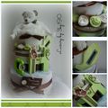 Réedition... #diaper cake #gâteau de couches garçon #babyboy