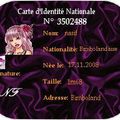 Carte d'identité nasif