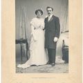 Couple mariage 1913 vintage