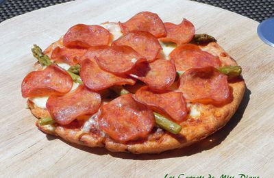 Fausse pizza de Nigella, sans gluten et sans lactose