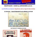 PASEO Y TOROS  - REDIFFUSION MARDI 1er DÉCEMBRE 16h 15