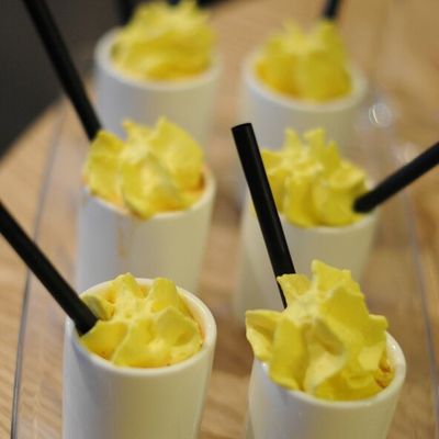 Soupe de poisson Chantilly Safran