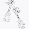 Pair of Diamond Pendant-Earclips, Harry Winston