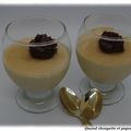 PANNA COTTA AU SIROP ET A LA CREME DE DATTES