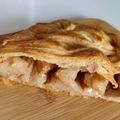 Tarte tressée aux pommes d'Audinette