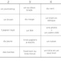 bingo challenge consignes