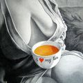 thé du matin ( crayon )