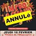 Spectacle annulé le 18 février 10 à Avignon