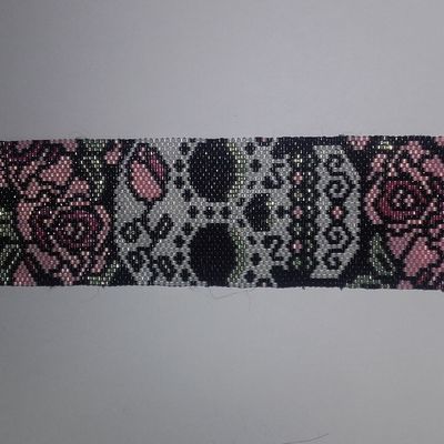 Manchette tête de mort peyote