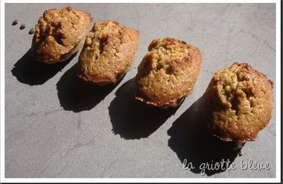 Petites madeleines à la farine de lentille