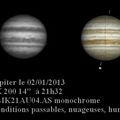 Jupiter 1ère image de 2013 !!!