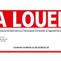 La Commune de Saint-Léon-Sur-l'Isle propose à la location un logement type T1