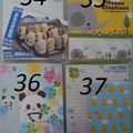 letterset 34) onigiri -35) elephant -36) panda&bunny -37) poussins