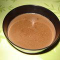 Flan chocolat coco au lait de soja