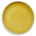 An imperial yellow-glazed dish, Hongzhi mark and period (1488-1505)