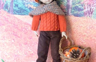 Gaëlle au temps des citrouilles