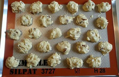 Cookies au chocolat blanc & noix de Pecan