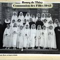 Communion des filles en 1945