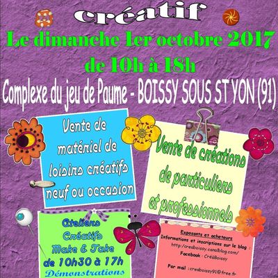 Ouverture des inscriptions pour le marché créatif 2017