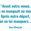 Sagesse d'Omar Khayyâm (Une semaine de sagesse)