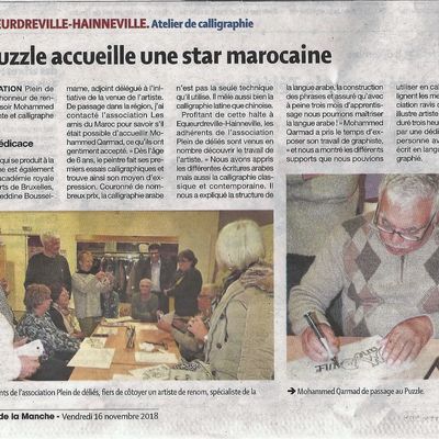 Une rencontre calligraphique à Equeurdreville