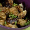 SALADE FROIDE TIEDE D'AUBERGINES SELON KEN HOM