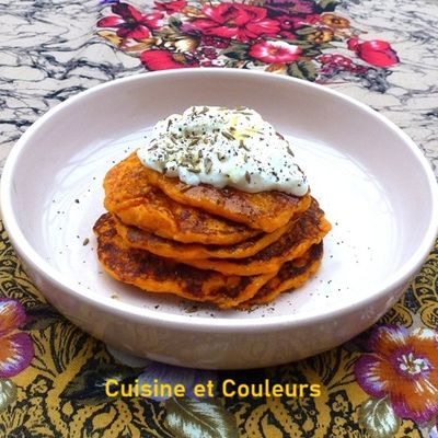 Blinis de carottes au cumin 