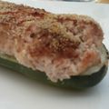 Courgette farcie jambon kiri