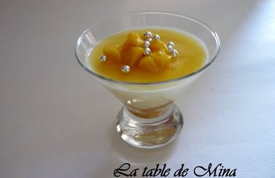 Bavarois au citron en verrine