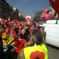 La CGT Tokheim manifeste à Paris pour la grève générale du 9 avril 2015