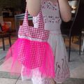 un petit sac coton / tulle