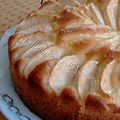 Gâteau aux pommes et caramel au beurre salé