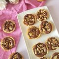 Mini tartelettes chocolat /amande et poires 