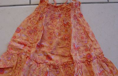 robe orange la halle kimbaloo