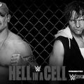 JOHN CENA VS. DEAN AMBROSE ( LE VAINQUEUR AFFRONTERA SETH ROLLINS DANS UN HELL IN A CELL MATCH ) :