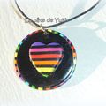 Pendentifs "Couleurs arc-en-ciel"