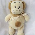 Doudou Peluche Lion Ecru Beige Tiamo 21 cm