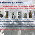 Les travaux (et photos) de l'ESDAC "PAPiers Paravents et Costumes " à l'Hôtel de Ville les 2 et 3 Décembre !