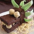 CURIOSITE, MON DESSERT POUR LE DEFI CHOCOLAT - RAVIOLI DE CHOCOLAT BLANC SUR SOUPE DE CHOCOLAT CHAUD