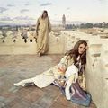 Patrick Lichfield, Paul and Talitha Getty, Marrakech, Morocco, for Vogue, January 1969. 