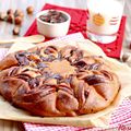 Brioche Flocon à la pâte à tartiner Nocciolata ! {recette}