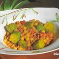 TAJINE  DE  COURGETTES  .........  à  ma  façon