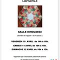 PATCH LAHONCE s'expose les 10-11-12 AVRIL