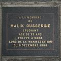 Le 6 décembre 1986, MALIK OUSSEKINE était frappé à mort par des policiers lors de la manifestation contre la loi Devaquet