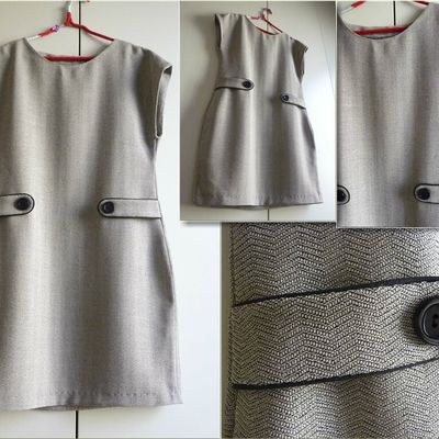 Robe Harlequin à chevrons