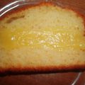 Gâteau au yaourt fourré au lemon curd participation 25 au jeu citronné